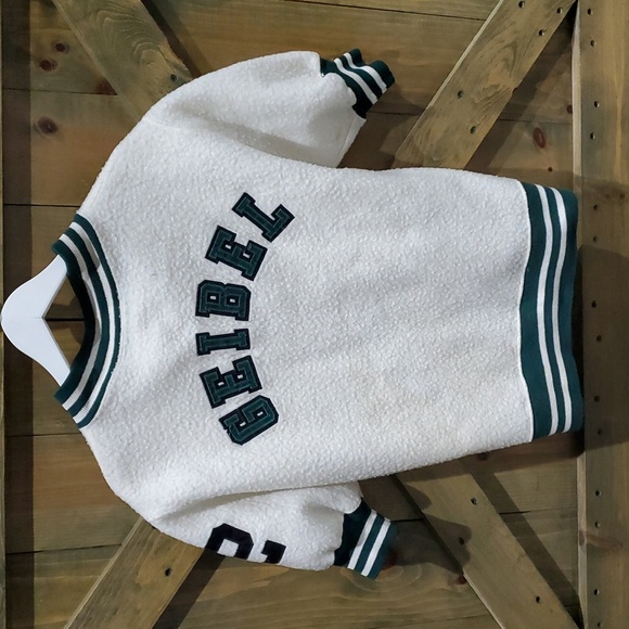 VINTAGE GEIBEL VARSITY SHORT SLEEVE JACKET PRO KNITWEAR PITTSBURGH PA CATHOLIC - Picture 7 of 12